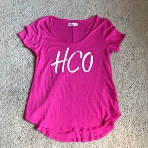 Pink hollister shirt